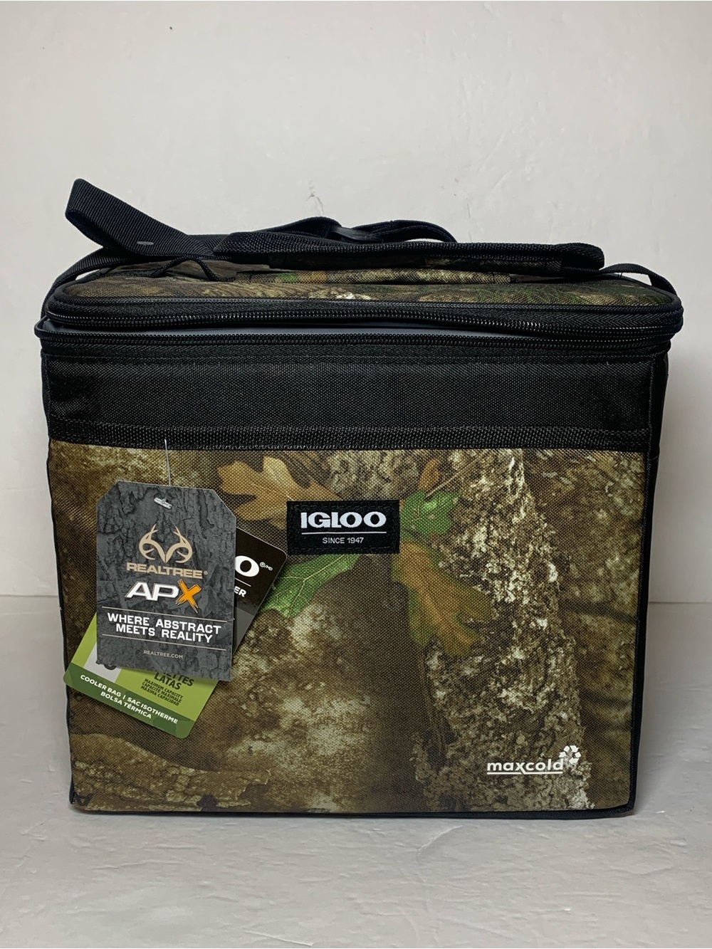 Igloo 18 Cans Hardliner Camouflage Realtree Cooler Shoulder Bag Outdoors NWT